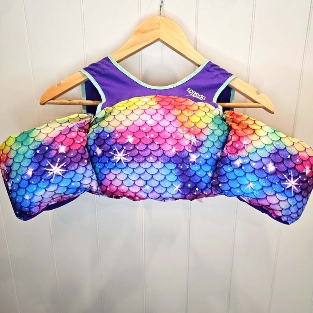 Speedo Splash Jammer Raindow Infant Peddle Jumper Swimming Beach Life Vest